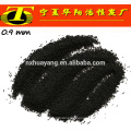 Black pellet activated charcoal adsorbent for air purification